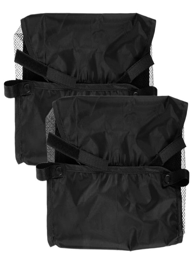 Yardenfun 2pcs Universal Stroller Basket Attachment Large Capacity Under Stroller Storage Bag for Trend Wagon Accessories and Easy to Install Organizer for Stroller Storage - Image 1